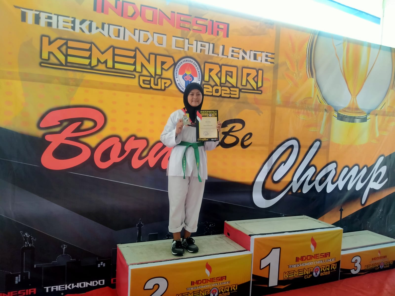 INDHI ROSIDA TAEKWONDO SMK BINA KARYA