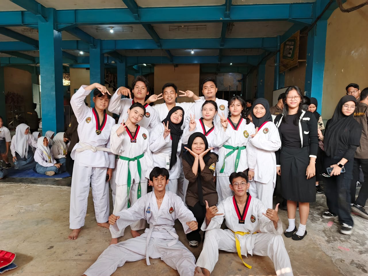 Lakukan Promo Ekskul, Tim Taekwondo Tampil Spektakuler  TAEKWONDO SMK BINA KARYA